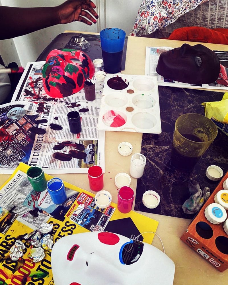 Painting and messy play