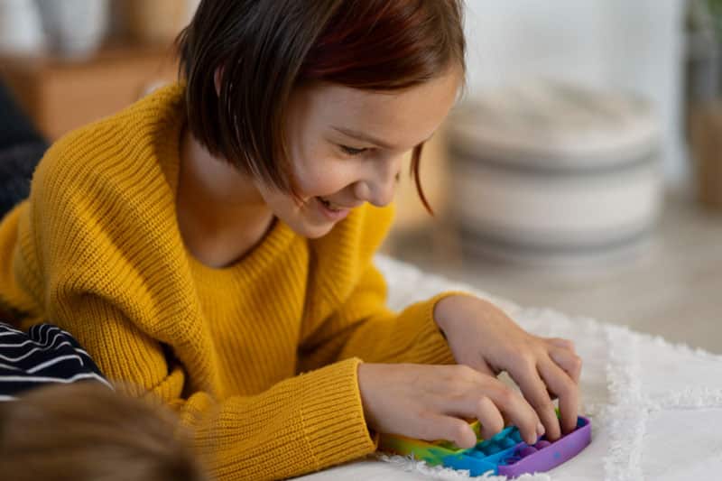 Fidget toys to help when tutoring children with ADHD