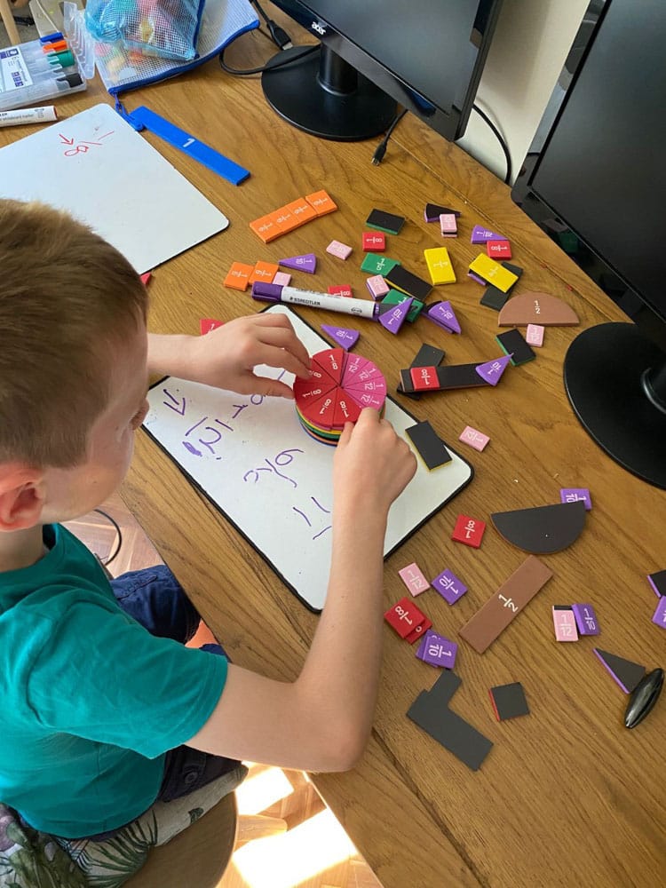 teaching fractions - sen tutoring