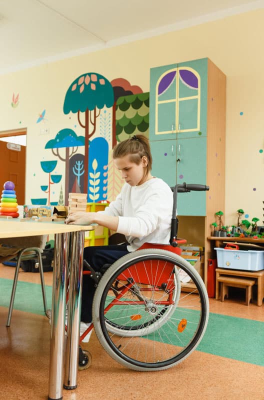 Disabled student learning