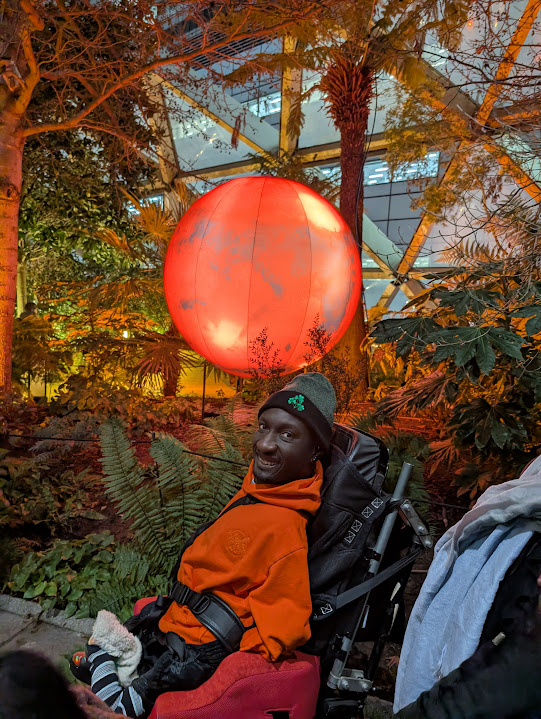 Isaac Harvey at Kew Gardens