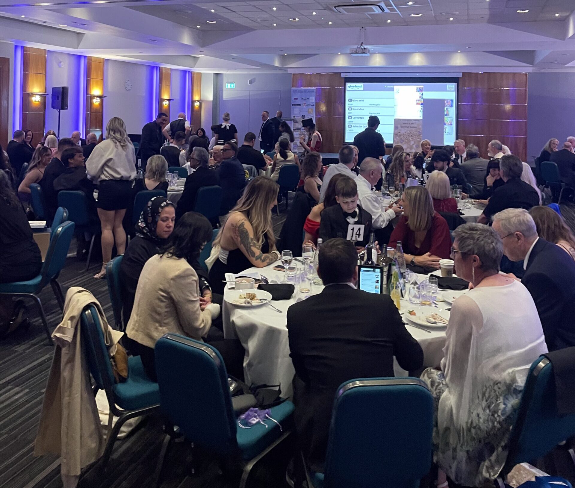 Autism Hero Awards Tables