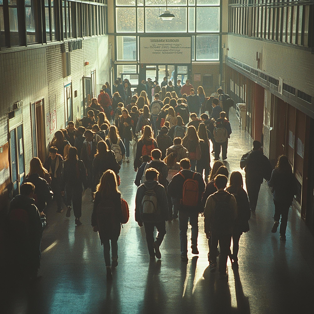 School hallway